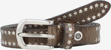 Ceinture 'Stina' b.belt Handmade in Germany en marron : devant