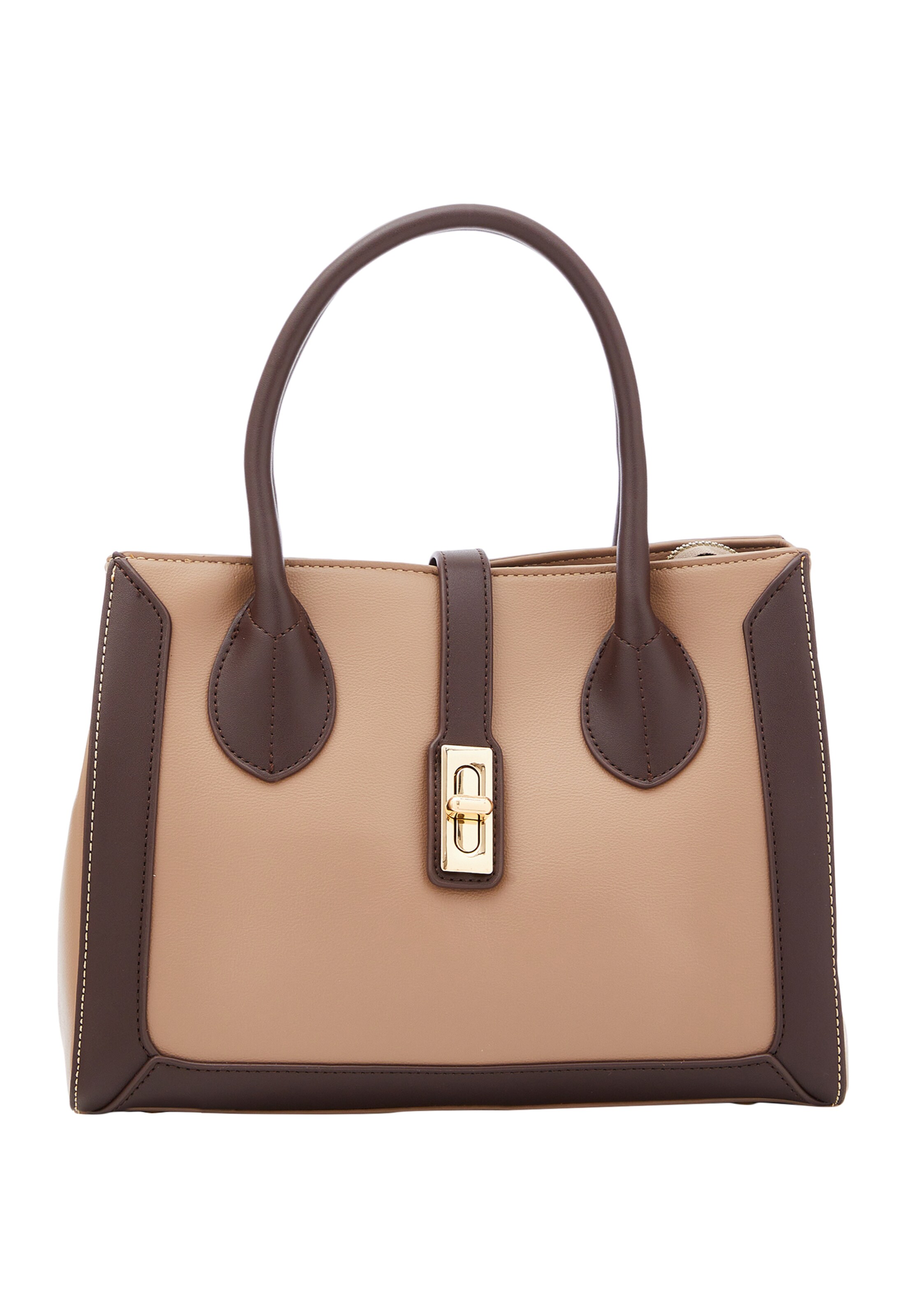 Usha Τσάντα χειρός σε μπεζ: μπροστά