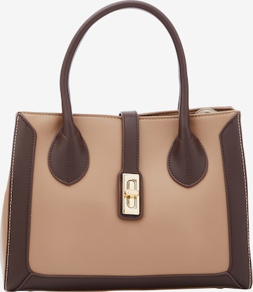 Borsa a mano di Usha in beige: frontale