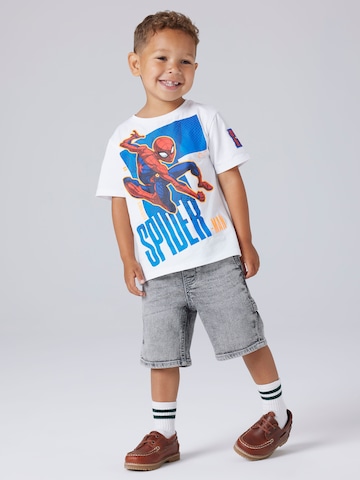 NAME IT Футболка 'NMMAJIT SPIDER' в Белый: спереди