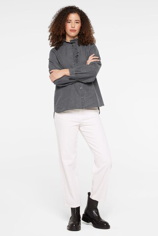 SENSES.THE LABEL Bluse in Grau