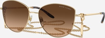 Lunettes de soleil '0RL7079 59' Ralph Lauren en or : devant
