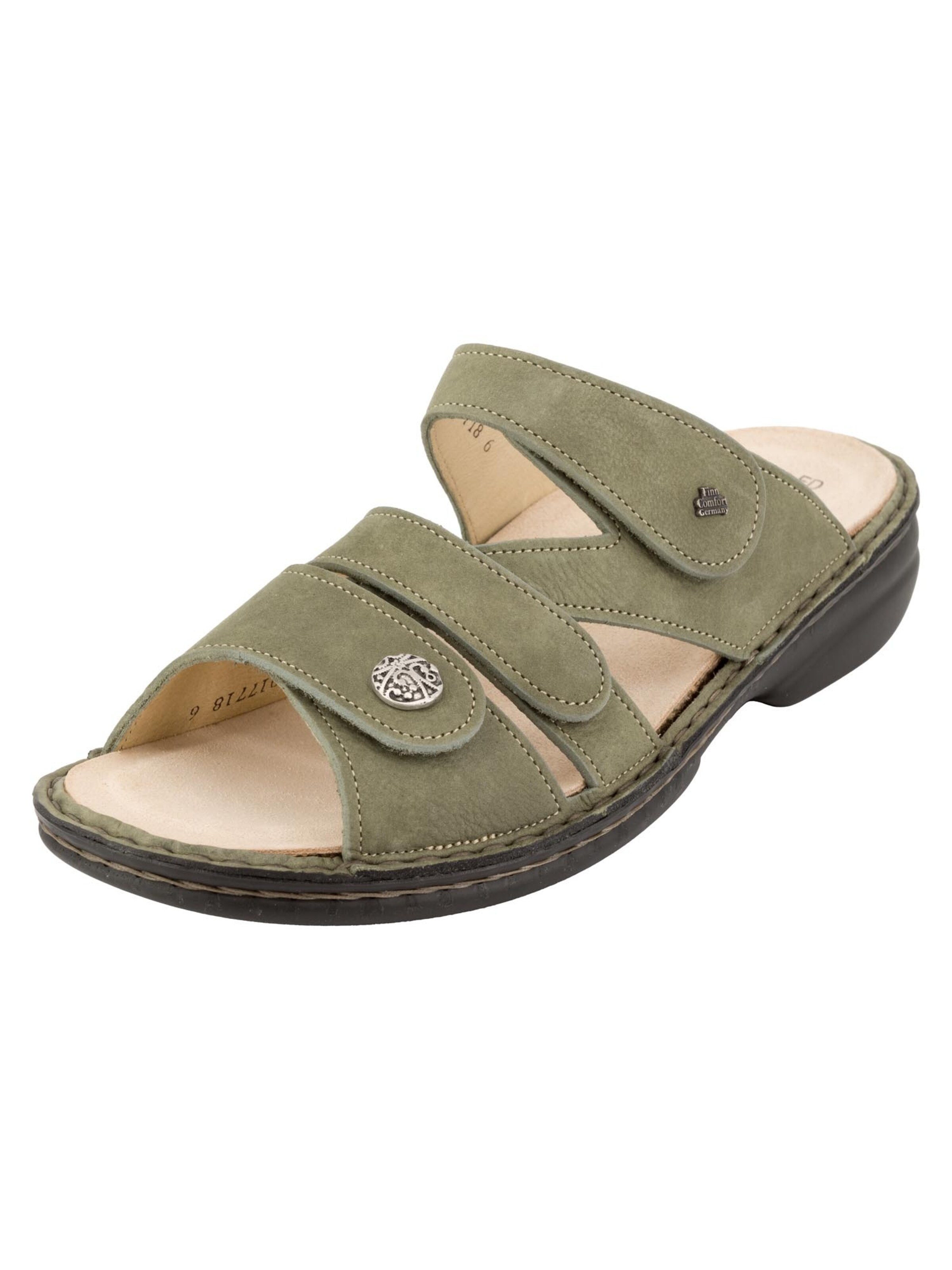 Finn Comfort Mule 'Ventura-S' in Green