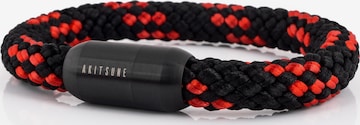 Akitsune Armband 'Portus' in Rot: Vorderseite