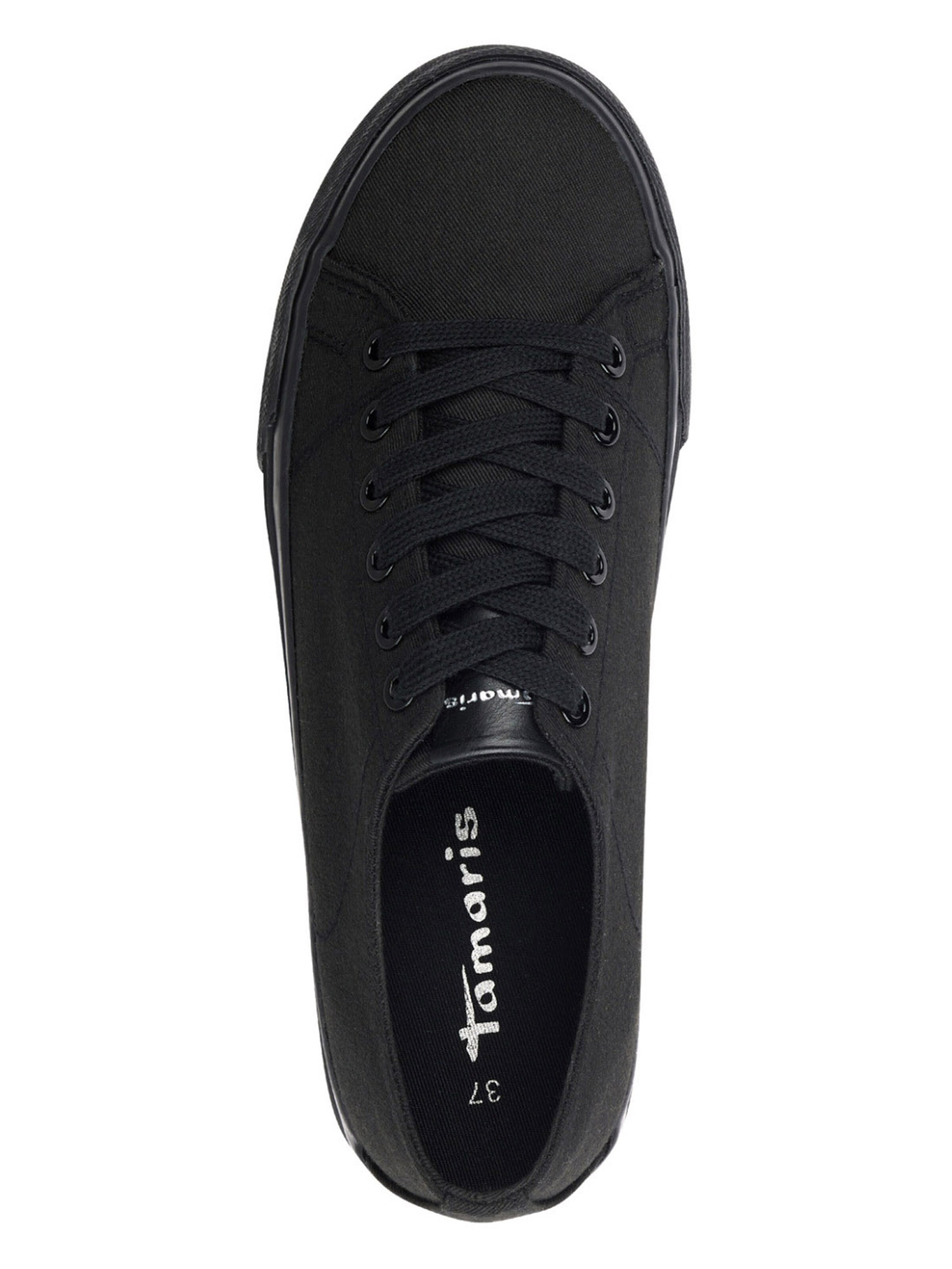 Tamaris Šnurovacie topánky - Čierna