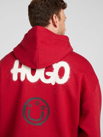 HUGO Sweatshirt 'Nimayho' in Rood