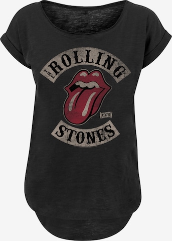 F4NT4STIC Shirt 'The Rolling Stones Tour '78 Blk' in Black: front