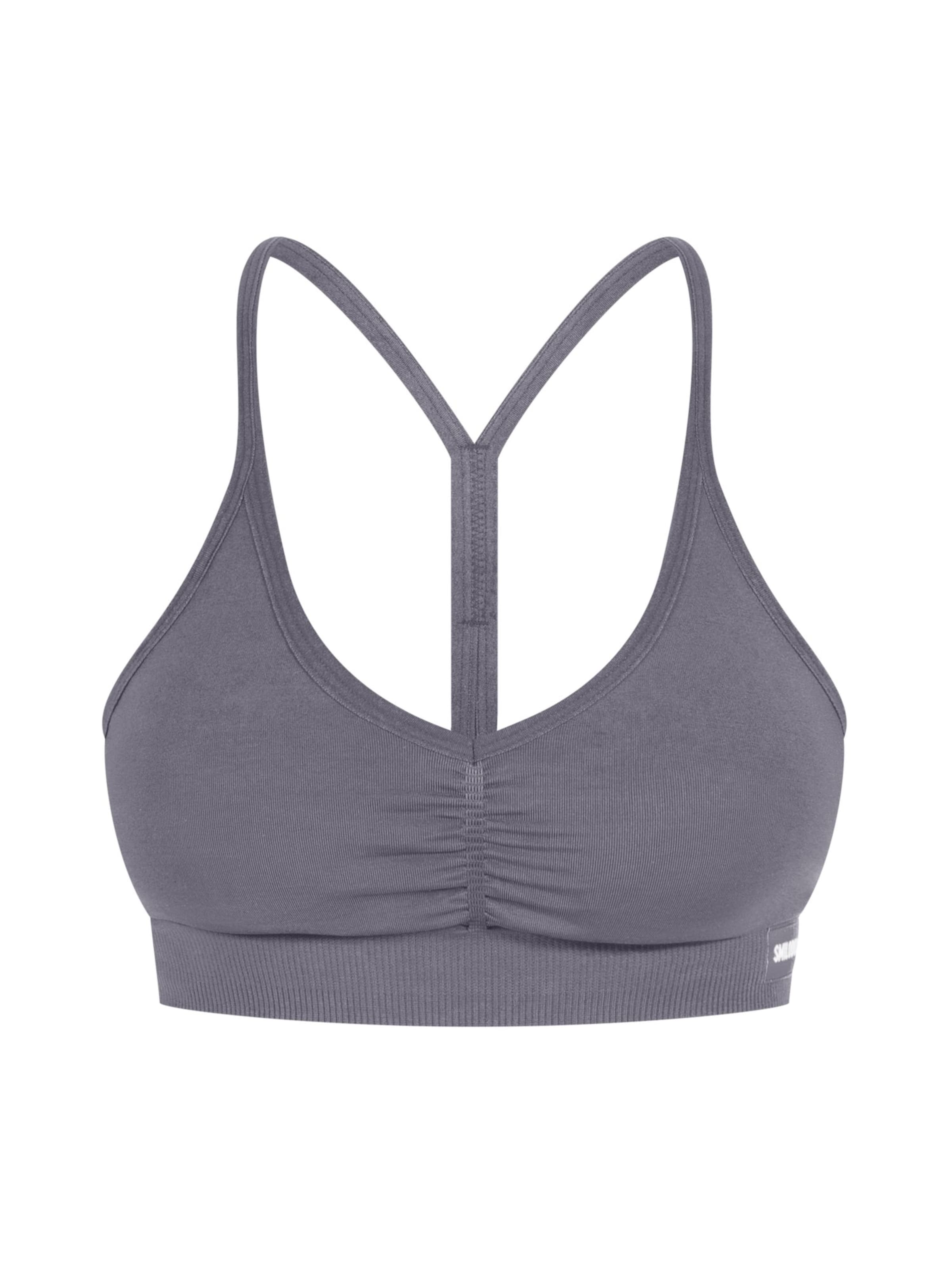 Smilodox Sports bra in Anthracite, Item view