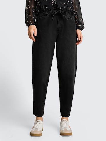 TOM TAILOR DENIM Barrel Jeans 'ADEA' in Schwarz: Vorderseite
