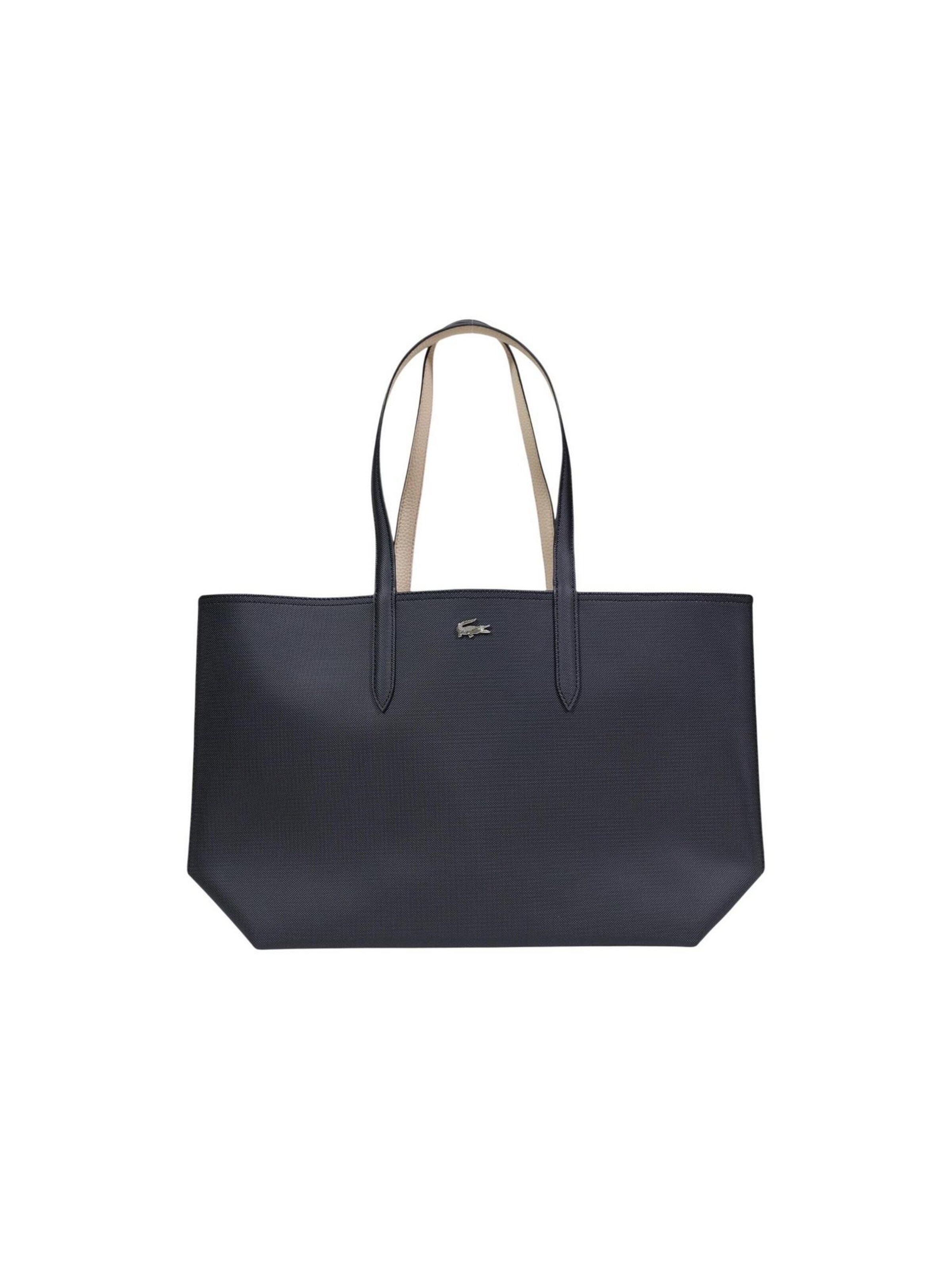 LACOSTE Schoudertas 'SHOPPING NF2142' in Zwart