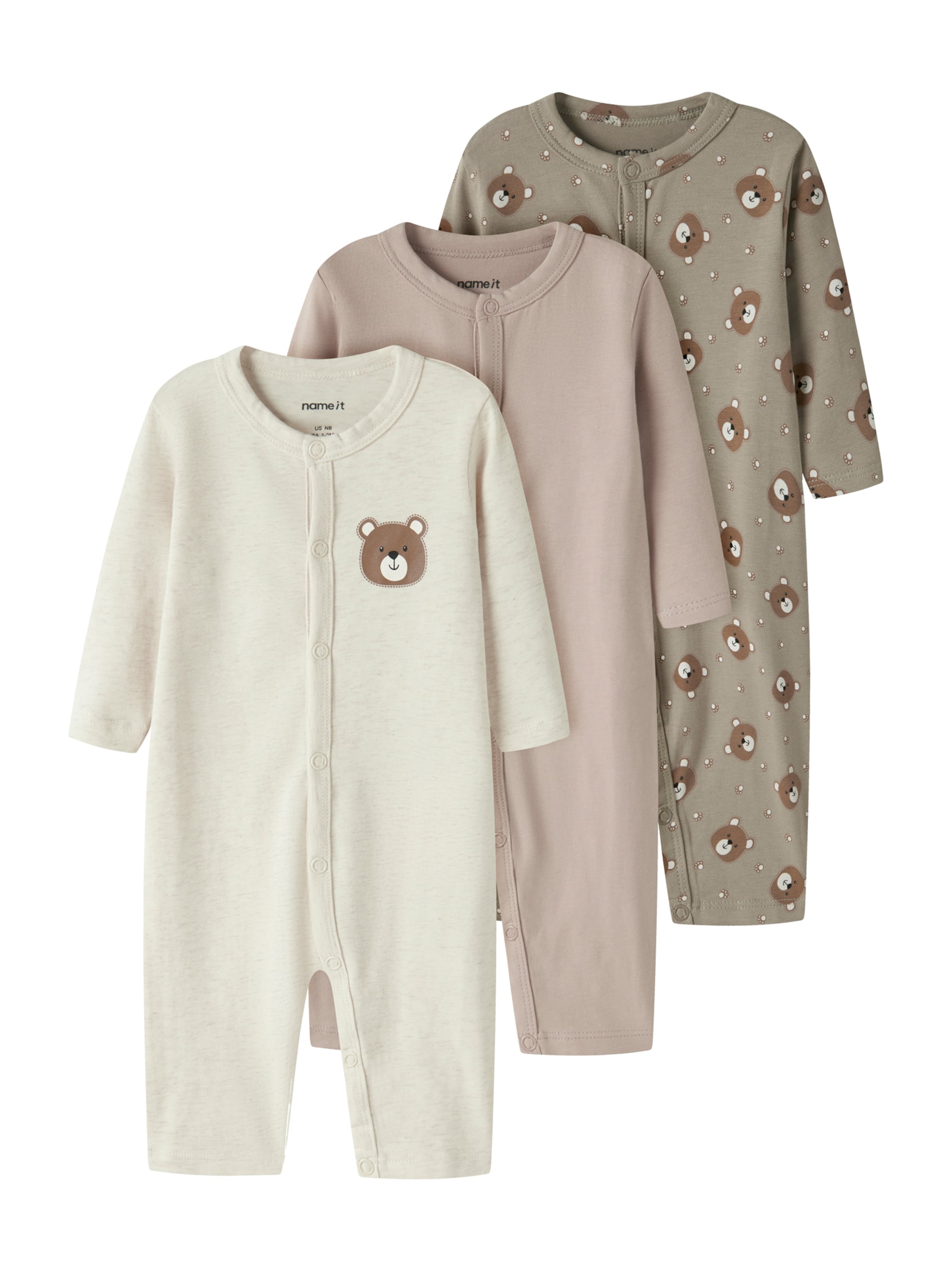 NAME IT Romper/Bodysuit in Green: front