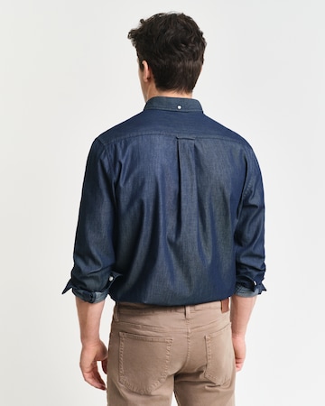 GANT Regular Fit Hemd in Blau
