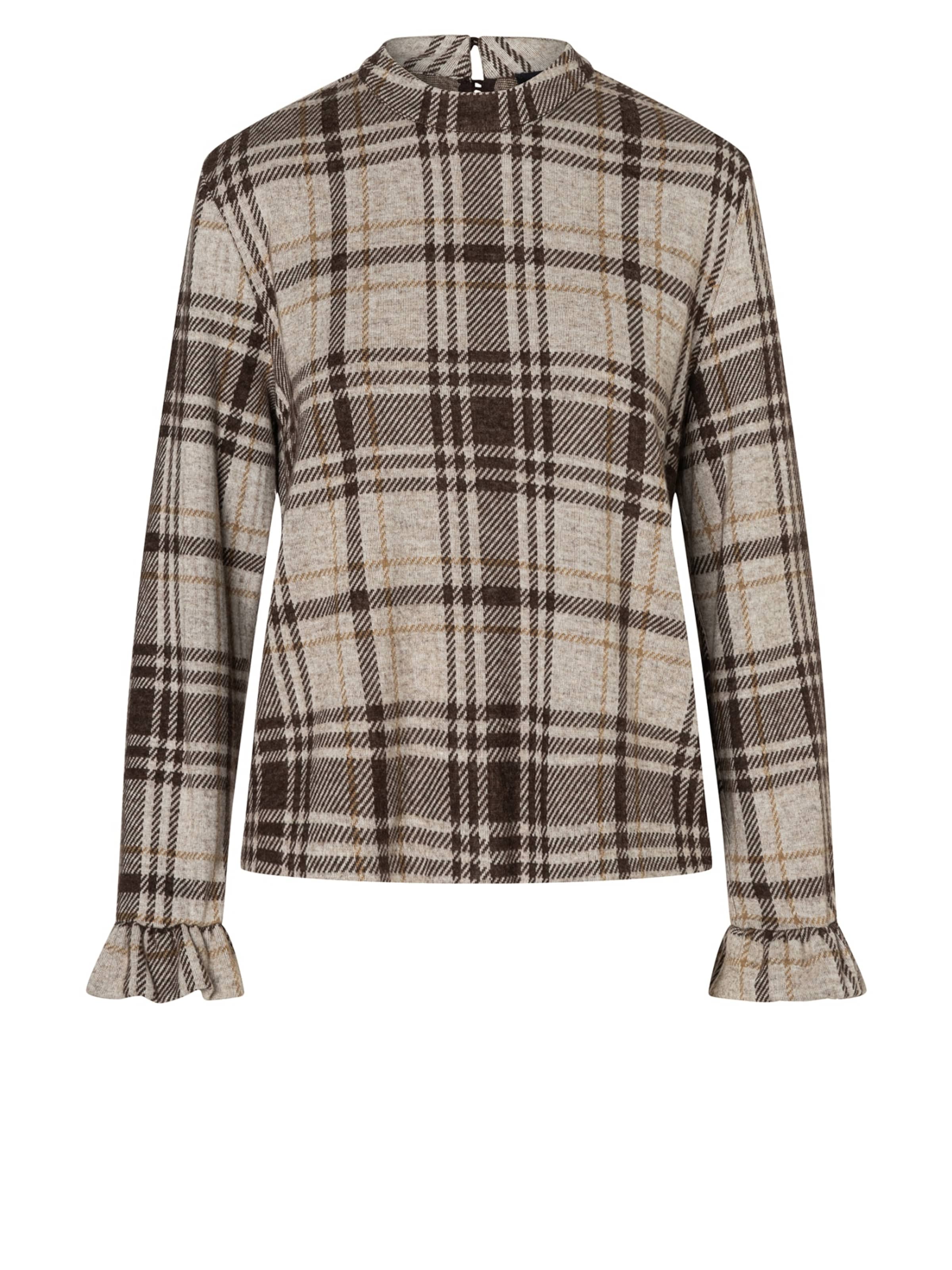 Ana Alcazar Shirt ' Encory ' in XS in de kleur Bruin gemêleerd, Productweergave
