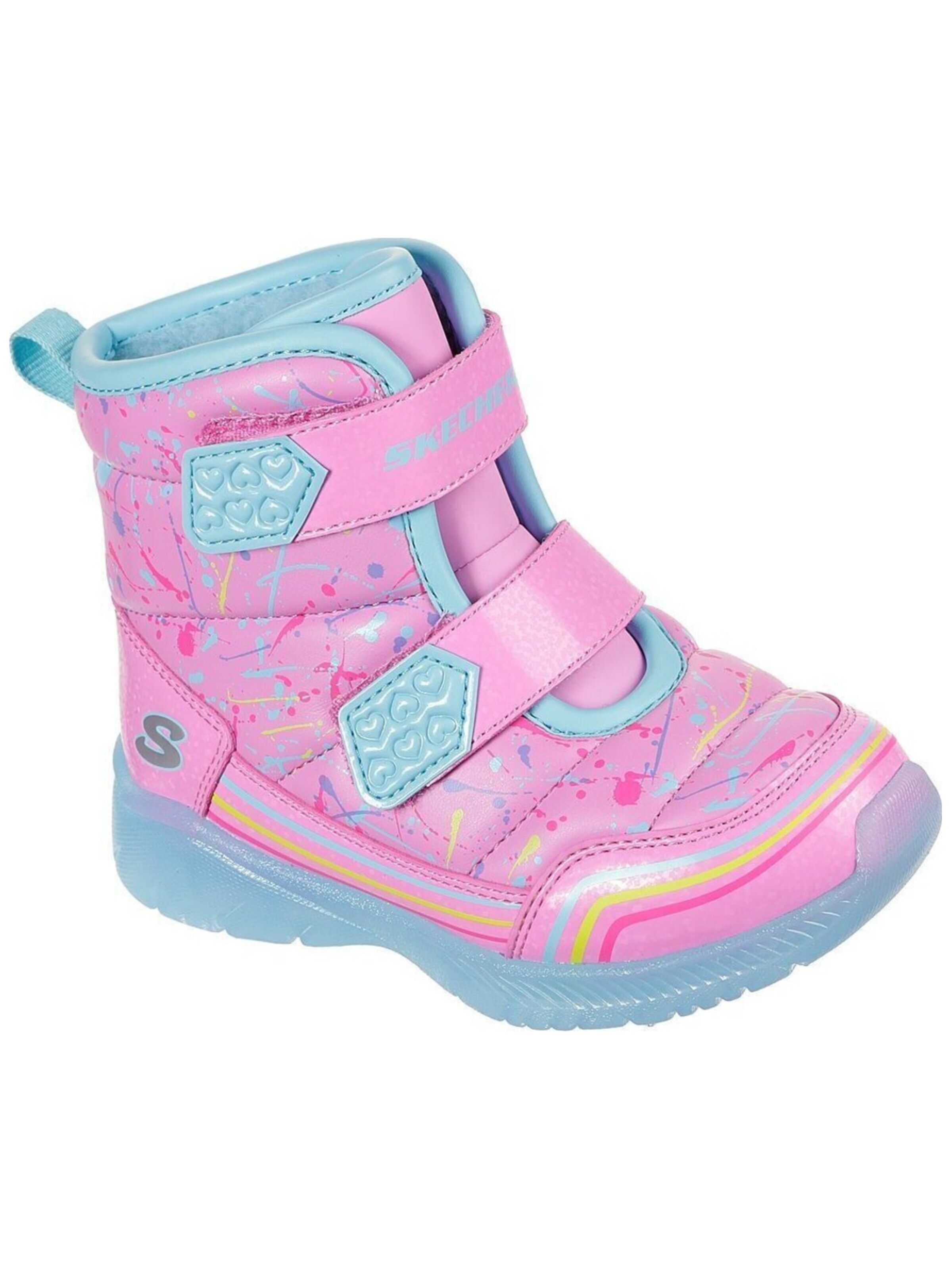 Boots 'Skechers Lights Illumi' di SKECHERS in rosa: frontale