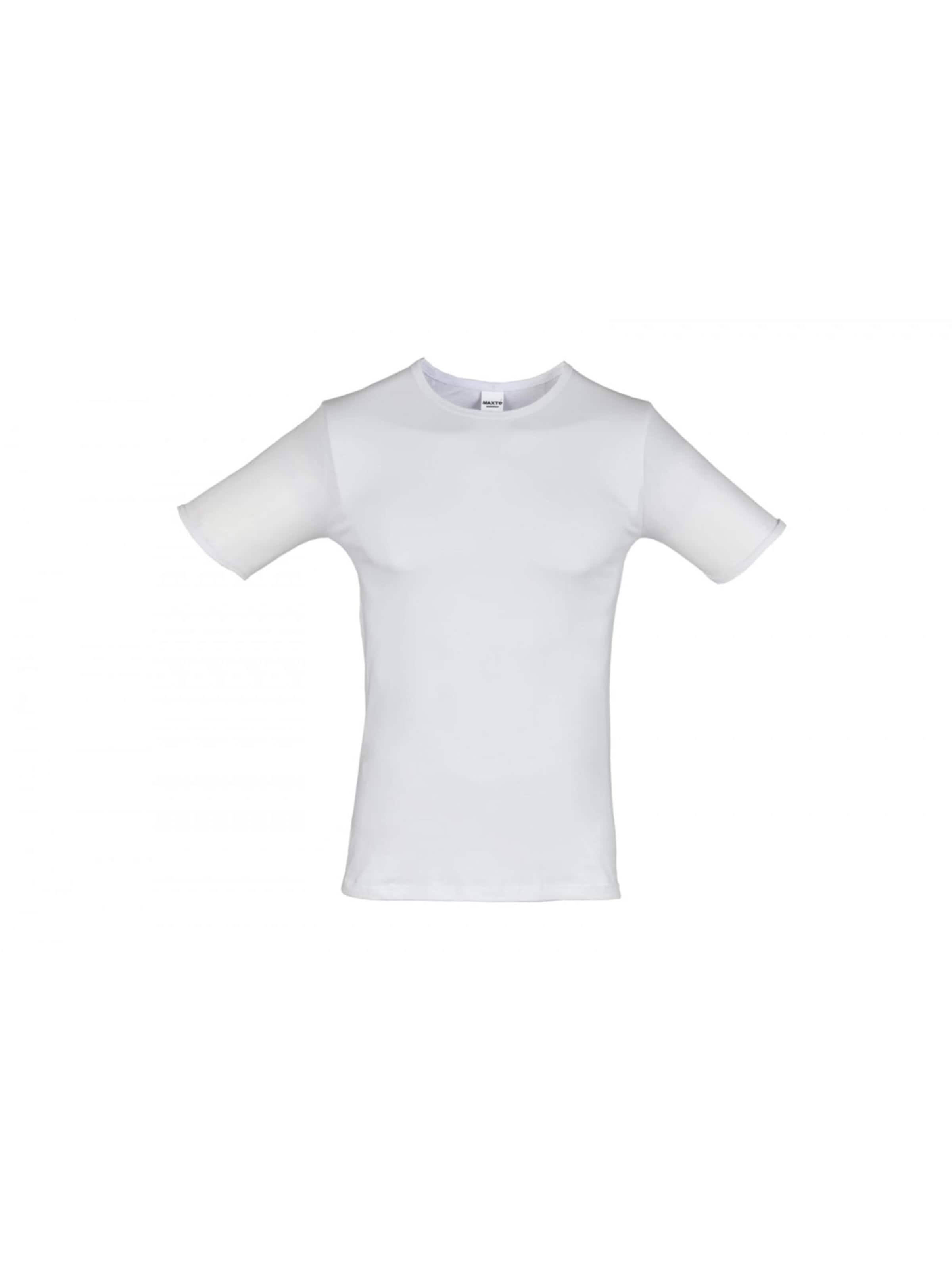 Maillot de corps 'BASIC MAX T-Shirt Men 5er Pack' Maxte en blanc : devant