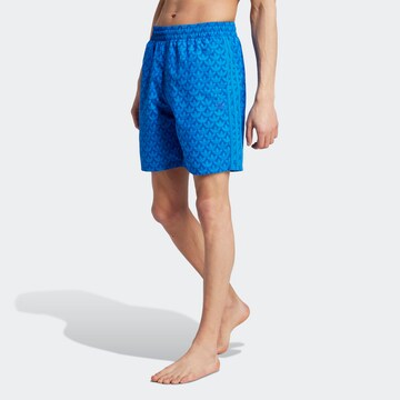 ADIDAS ORIGINALS Swimming shorts 'Monogram' in Blue: front