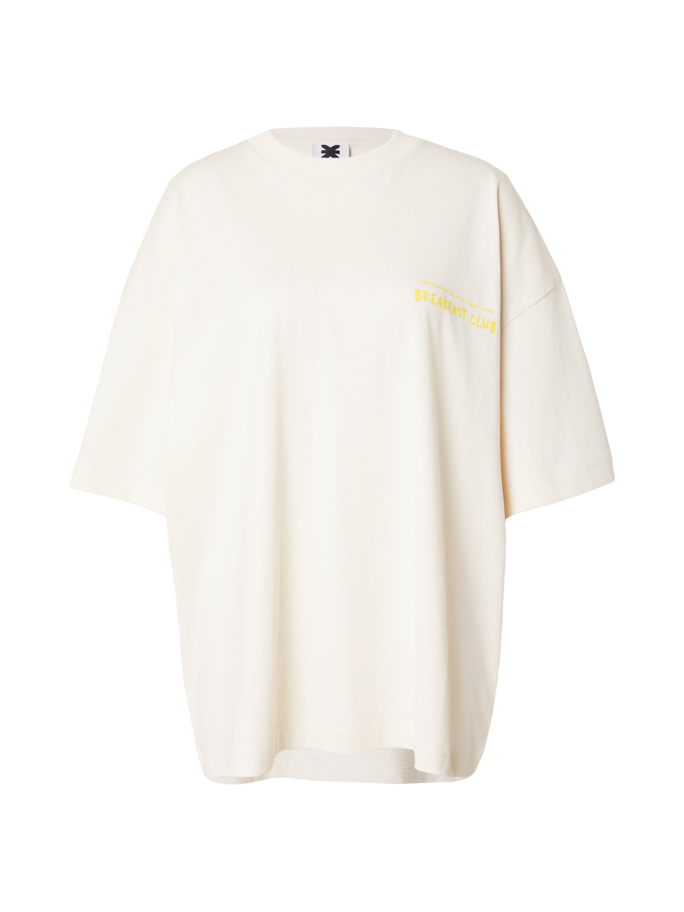 T-shirt 'Breakfast' Karo Kauer en blanc : devant