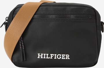 Borsa a tracolla di TOMMY HILFIGER in nero: frontale