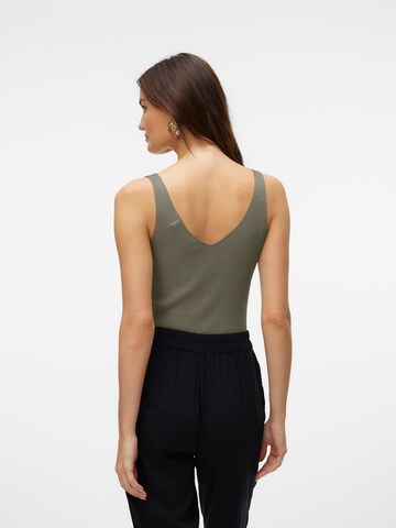 VERO MODA Broderad topp 'VMGlory' i grön