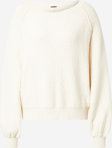 Free People Pullover 'FOUND MY FRIEND' in Beige: front