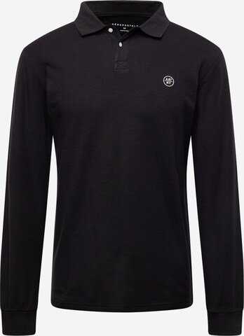 AÉROPOSTALE Shirt in Black: front