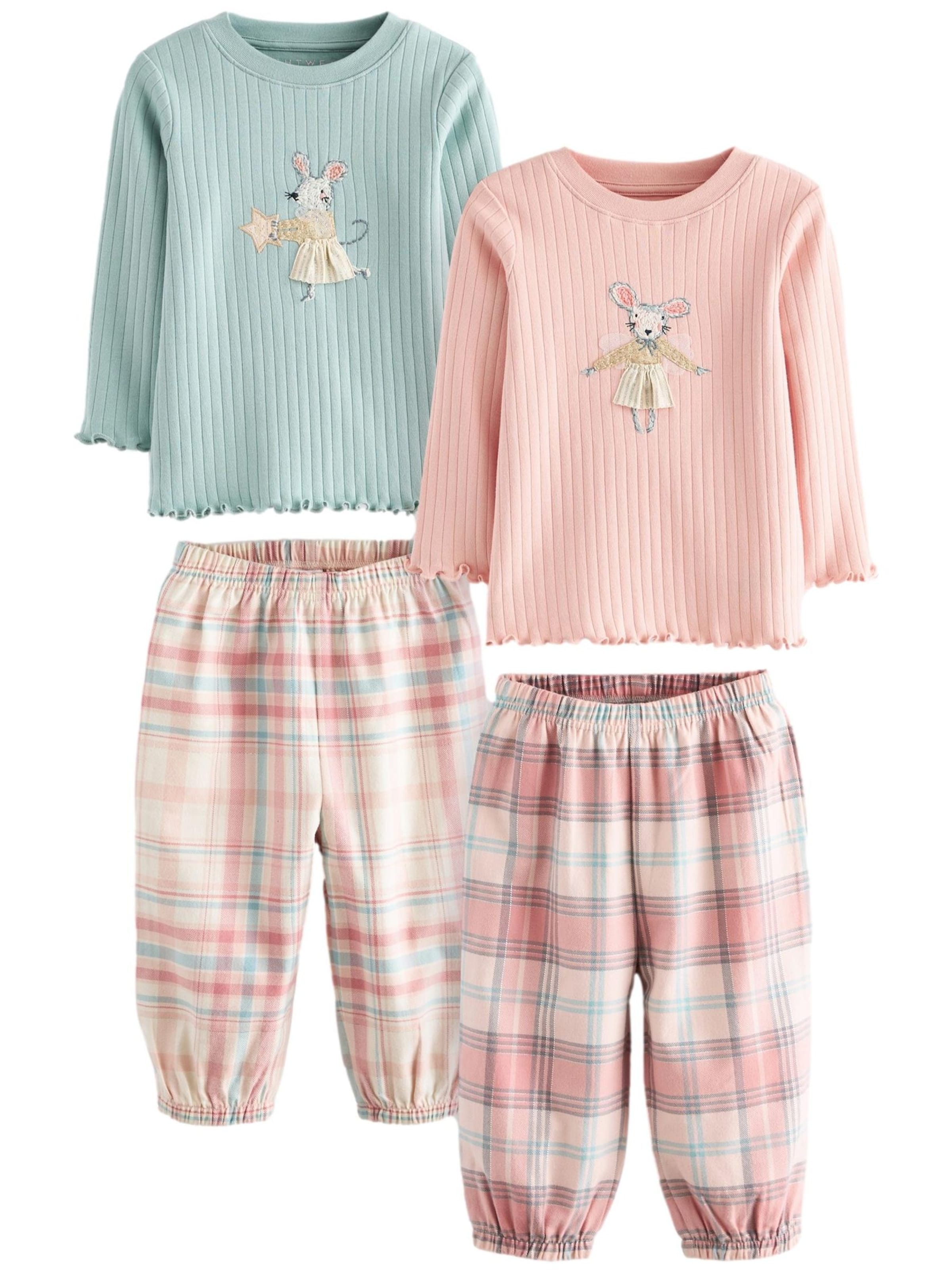 Next - Pijama en verde: frente