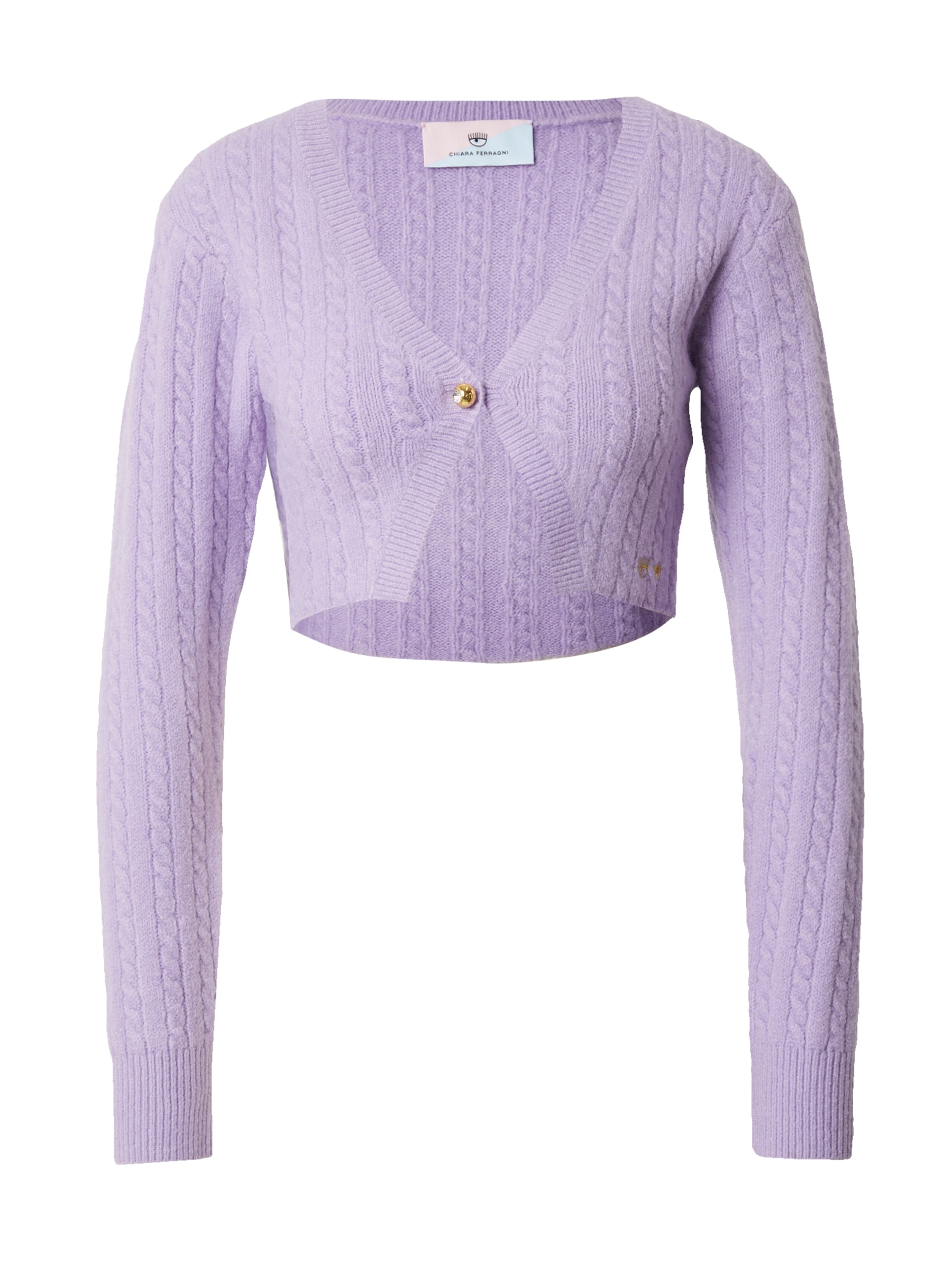 Cardigan Chiara Ferragni en violet : devant