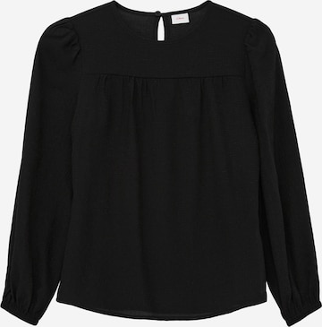 s.Oliver Blouse in Zwart: voorkant