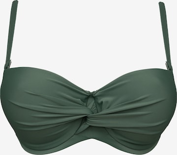 Bandeau Hauts de bikini 'Mambo' SugarShape en vert : devant