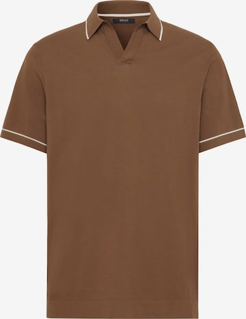 Boggi Milano T-shirt i brun: framsida