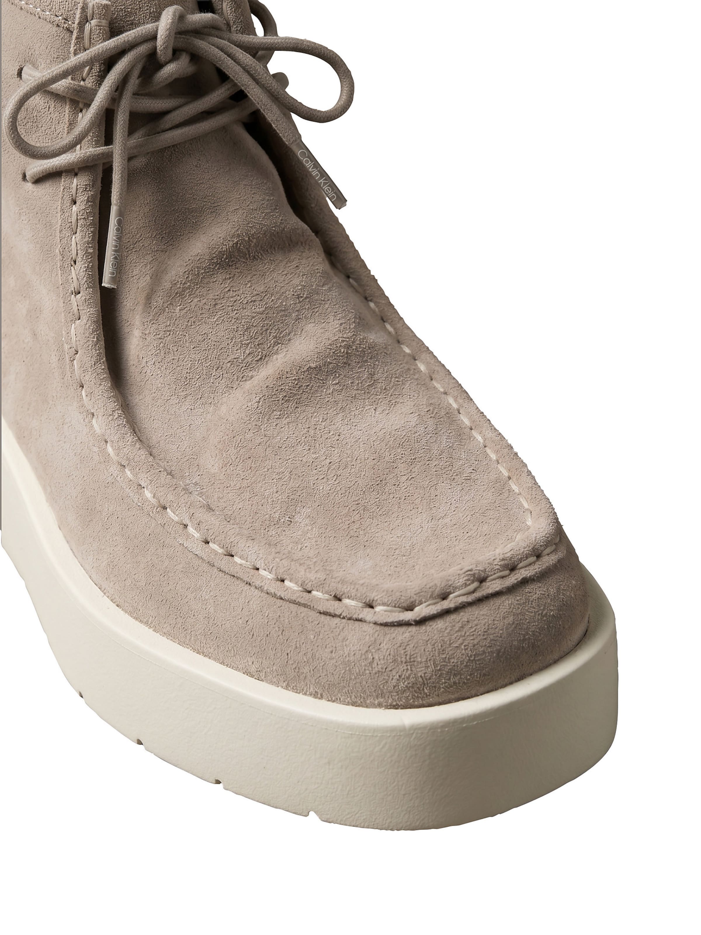 Calvin Klein Regular Schnürstiefelette in Beige