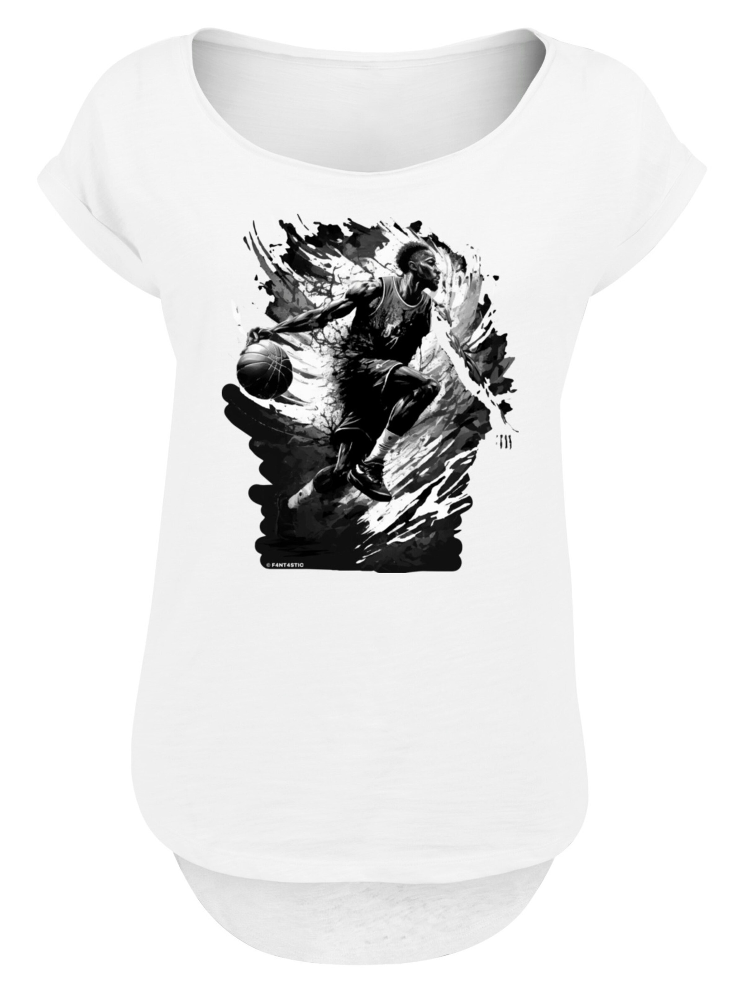 T-shirt F4NT4STIC en blanc : devant
