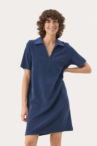 Part Two Kleid 'Rositta' in Blau: Vorderseite