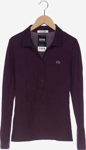 LACOSTE Top & Shirt in XS in Purple: front