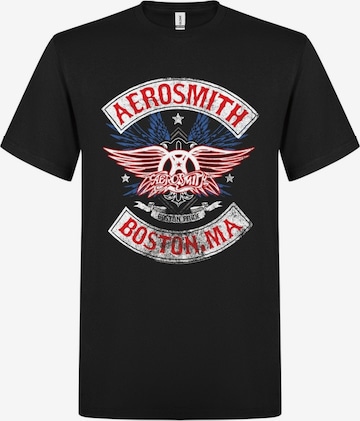 T-Shirt 'Boston Pride' Aerosmith en noir : devant