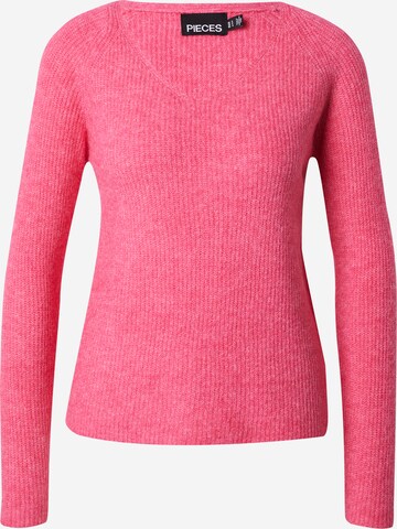 Pull-over 'Ellen' PIECES en rose : devant