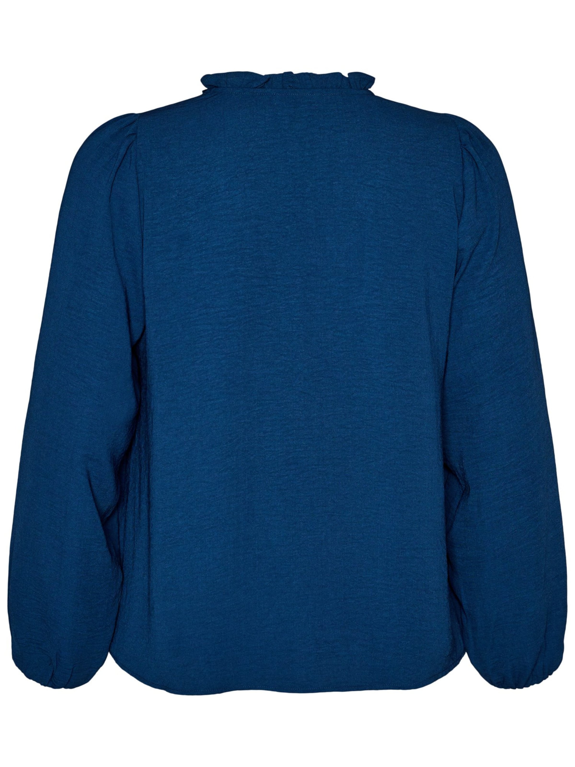 Zizzi Bluse 'CAWHITNEY' in Blau