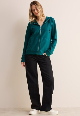 CECIL Zip-Up Hoodie in Green
