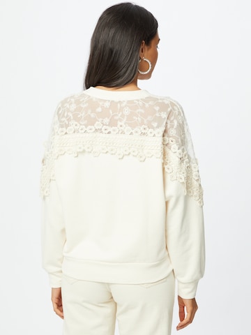 CreamSweater majica 'Kalanie' - bež boja