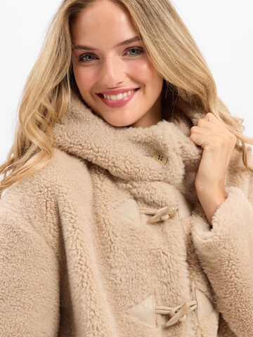 Amber & June Winter Coat in Beige