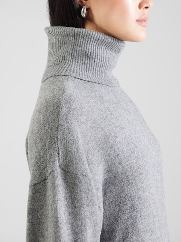 VILA Stickad klänning 'VIBREENA' i grå