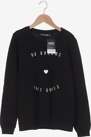 even&odd Sweatshirt & Zip-Up Hoodie in S in Black: front