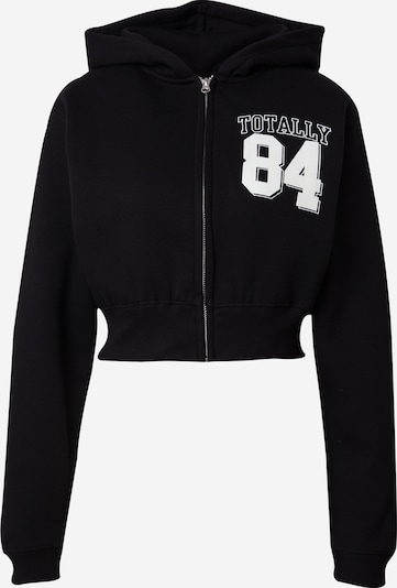 Tally Weijl Sweat jacket in Black / White, Item view