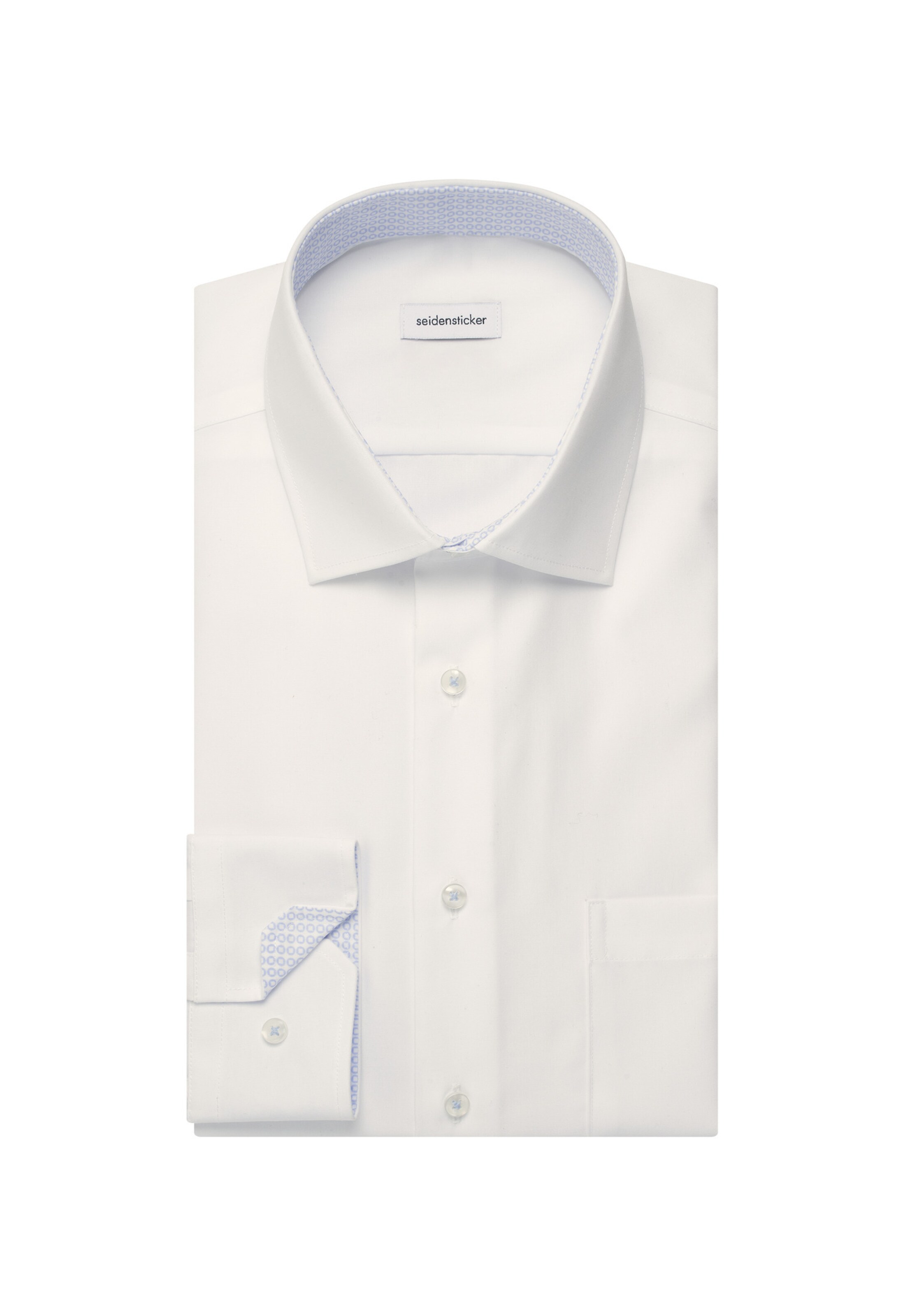 Coupe regular Chemise business 'Smart Essentials' SEIDENSTICKER en blanc