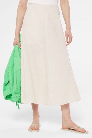 SENSES.THE LABEL Skirt in Beige: front