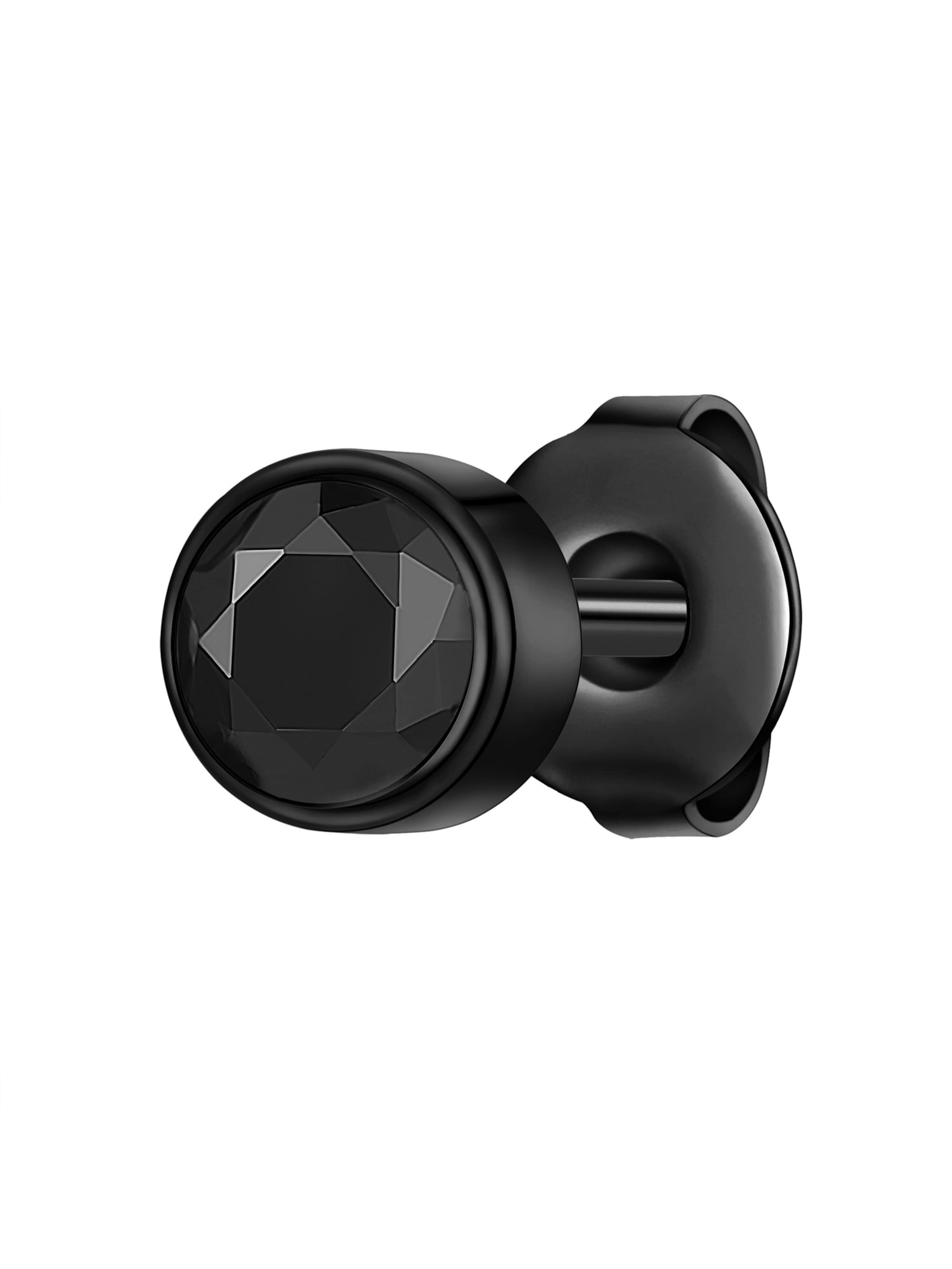 True Rebels Серьги в Черный: спереди