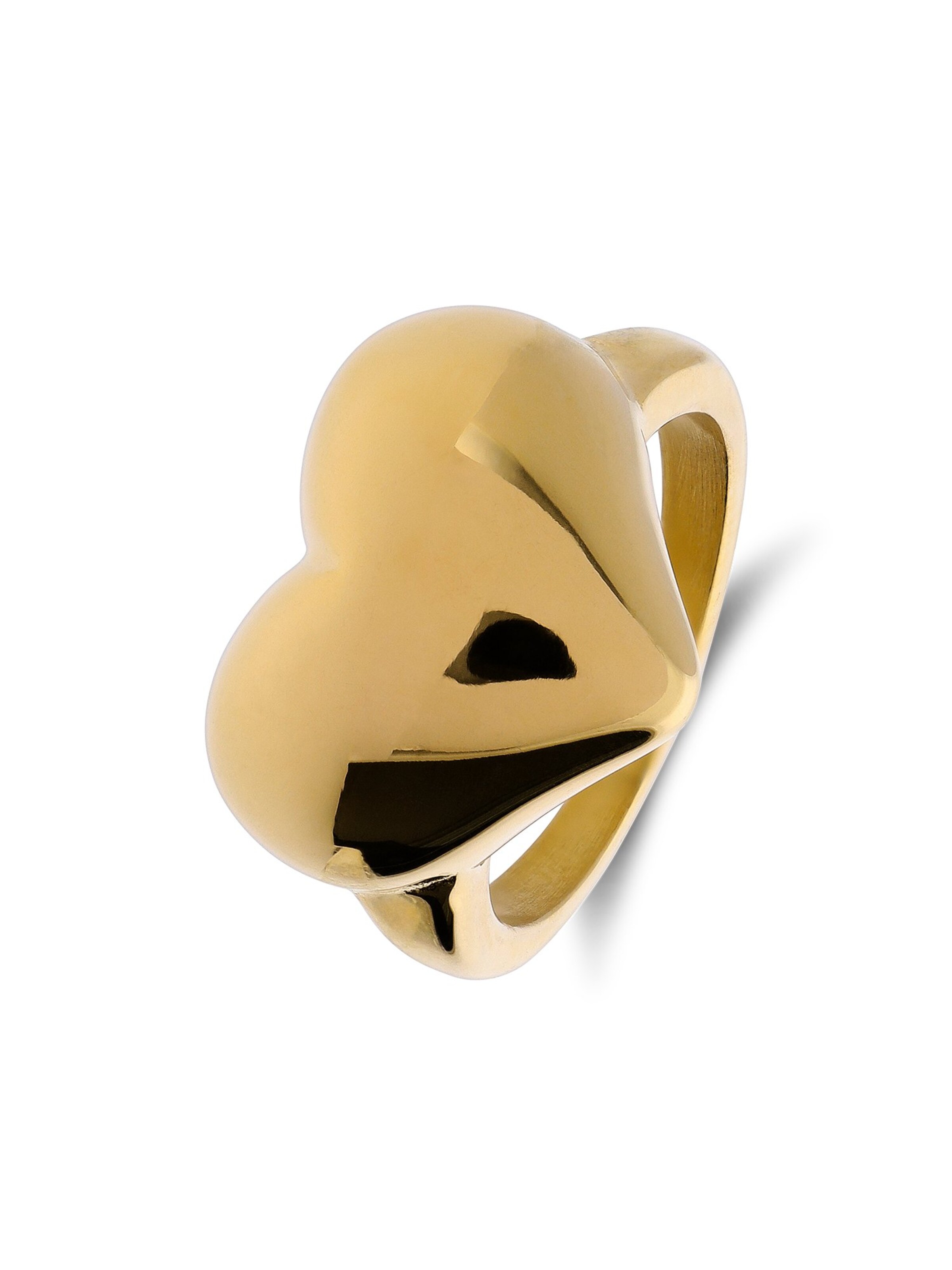 Lucardi Ring in Gold: front