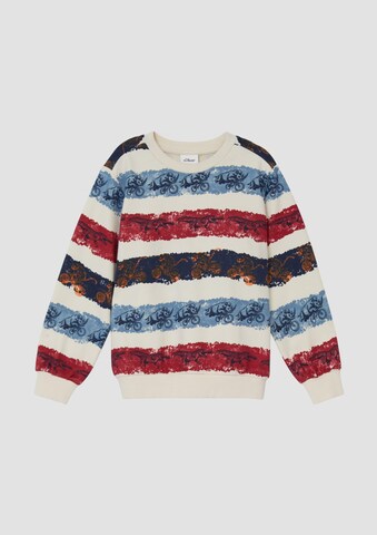 s.Oliver Sweatshirt in Gemengde kleuren: voorkant