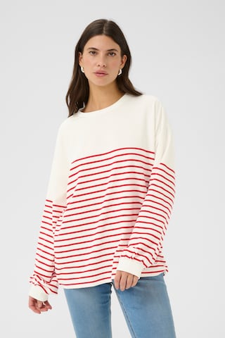 Cream Sweatshirt 'Sin' i blandingsfarvet: forside