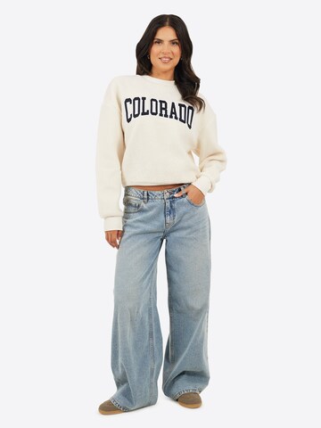 Felpa 'Colorado' di BRAVE SOUL in bianco